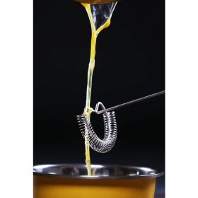 Resim Pratik Çırpıcı Paslanmaz Lüks Çelik Çırpma Teli Yumurta Çırpıcısı Krema Kahve Sos Köpürtme Teli 