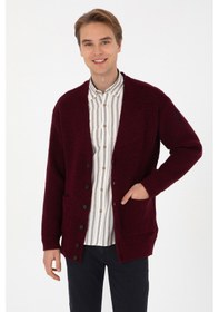 Resim U.s. Polo Assn. Erkek Plum Hırka Triko 50314960-vr177 New Plum 