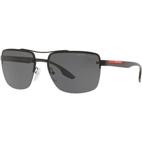 Resim Prada Sport Ps 60Us 1Ab5Z1 62 Erkek Köşeli Güneş Gözlüğü 