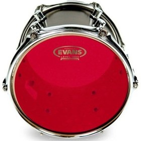 Resim Evans TT08HR 8" Kırmızı Hydraulic Clear Tom Derisi 