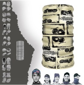 Resim e-Taktik ® Extreme Motocycle Banner Buff Baf Boyunluk Bandana 