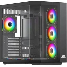Resim Powerboost 750W (80+ Bronze) 7*12CM Argb Fanlı PBA4375B Seaview Gamıng Oyun Kasası Siyah 