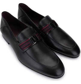 Resim Valentıno Erkek Hakiki Deri Siyah Loafer Ayakkabı 667 20090 Erk Ayk Y23 Black 