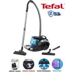 Resim Tefal Hepa Filtreli Compact Power Toz Torbasız Süpürge - Performans ve Tasarımda Sınıfının Zirvesinde 