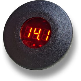 Resim Voltmetre - Voltaj Ölçüm - Smart Voltmetre - Akü Sağlığını Gerçek Zamanlı Takip Et 12 Volt 