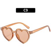 Resim Klassnumkalp Şekilli Çocuk Güneş Gözlüğü Uv400 Koruma Klasik Sevimli Yaz Aksesuarıpembe51 Pembe 