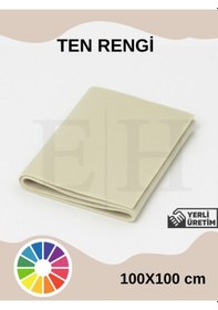 Resim Ten Rengi Metrelik Ince Keçe Kumaş Keçe 1 Mm Aktivite Keçesi Renkli Keçe 1 Metre 100 Cm X 100 Cm 