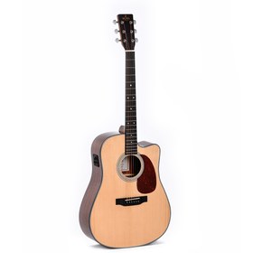 Resim Sigma DMC-1E Elektro Akustik Gitar (Natural) 