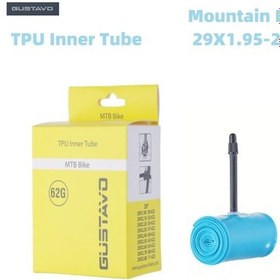 Resim Qingmipy Mtb İç Lastik Tpu Malzeme 26/27.5/29 İnç 2.0-2.8c Dağ Bisikleti İçin Dayanıklı Ve Şok Emici Gustavo 