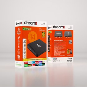 Resim Dreamstar i1 Pro | Android TV Box | Android 14 | 6K Ultra HD | WiFi | Akıllı Kumanda | HDMI Kablo Hediye 