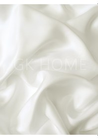 Resim Kırık Beyaz Krem Saten Güneşlik Perde Üst Kalite Pilesiz Dikim Krem 