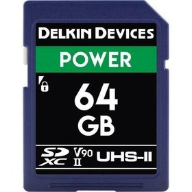 Resim Delkin Devices 64GB Power SDXC UHS-II U3/V90 Hafıza Kartı 