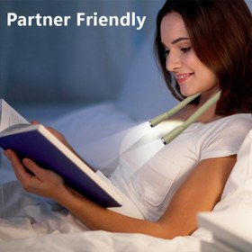 Resim Yeni Geliştirilmiş 1 Adet LED Okuma Boyun Lambası, İki Farklı Boyut Seçeneği, 400mAh Dahili Şarj Edilebilir Pil / AA 7 Numara Alkalin Pillerle Uyumlu, Ev Kullanımı İçin, 60g Altında Hassasiyet Olmayan, Çok Amaçlı Şık Asılabilen Işık | USB Şarjlıy El Serbest Esnek Gece Koşusu/Okuma Lambası | Öğrenme/Gece Yürüyüşleri/Kamp ve Tamirat Destekleri İçin 