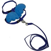 Resim Kiwi Pets Kanat Figürlü Kedi Göğüs Tasması ve Gezdirme Seti Mavi 