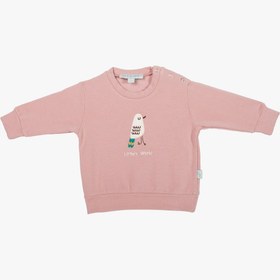 Resim LITTLE'S WORLD Kız Bebek Pembe Somon Sweatshirt 