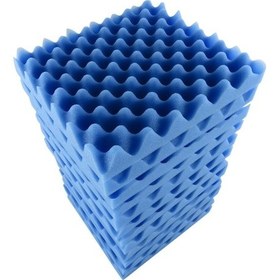 Resim Muslady 12'li Ses Yalıtım Köpüğü - 30x30x5cm Mavi Akustik Sünger Seti 10.1" 