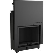 Resim Echa Tech Asansörlü Çelik Şömine Haznesi Düz 80 X 64 D 