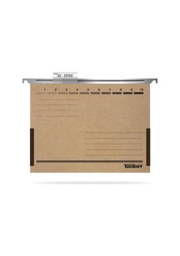 Resim Tunakart Asd2005 Metal Askılı Yan Bezli Körüklü Dosya 50 Li Paket 