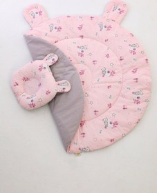 Resim Genel Markalar %100 Pamuk Poplin Kumaştan Bebek Oyun Halısı (OEKO-TEX SERTİFİKALI) 90 X 90 Cm 