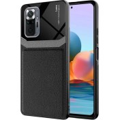 Resim Canpay Xiaomi Redmi Note 10 Pro Uyumlu Kılıf Deri Tasarım Sert Lens Koleksiyonu, Yüksek Malzeme Kalitesi 