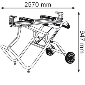 Resim Bosch GTA 2500 W Profesyonel Gönye Kesme Tezgahı 