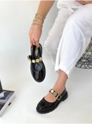 Resim Skygo Okira Siyah Rugan Oxford Ayakkabı 