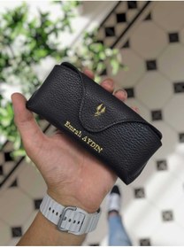 Resim VİSSO 888 Hakiki Deri Gözlük Kılıfı 