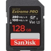 Resim Shop Nova Sandisk Extreme Pro 128GB SDCARDS,280/100 