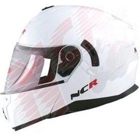 Resim Kask Çene Açılır Sertifikalı Beyaz M Beden Md 166 