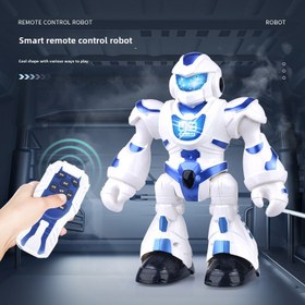 Resim Erkek Çocuklar İçin Uzaktan Kumandalı Robot Oyuncak, Dans Edebilir ve Şarkı Söyleyebilir, Ses İnteraktif Programlama, Tatil Hediyesi, 4-8 Yaş Arası Çocuklar İçin Uygun, 5 Adet AA Pil Gerektirir 