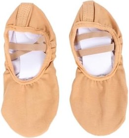 Resim YARNOW 3 Çift kadınlar için kanvas daireler pantuflas para niños kadınlar için terlik kız terlik cep ayakkabı dans ayakkabıları yoga Bale ayakkabıları sivri ayakkabılar Düz ayakkabılar 