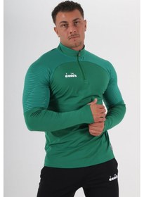 Resim Diadora Premium Antrenman Eşofmanı Tek Üst Yeşil 