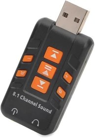 Resim Harici 8.1 Kanal Usb Çevirici 3.5mm Mikrofonlu Ses Kartı 