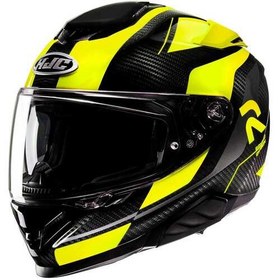 Resim Hjc Rpha71 Carbon Hamıl Mc3h Kapalı Kask Sarı - Siyah 