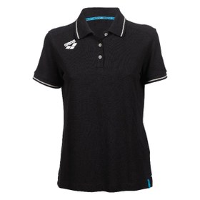 Resim Arena Team Solid Cotton Kadın Siyah Yüzücü T-Shirt 004893500 