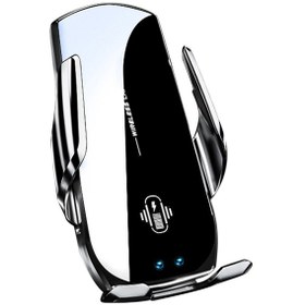 Resim Butu A1 Manyetik Kablosuz Araç Şarj Cihazı Siyah 