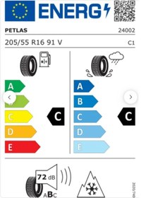 Resim Petlas 205/55 R16 91V Multi Action PT565 Oto 4 Mevsim Lastiği ( Üretim Yılı: 2025) 
