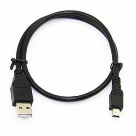 Resim Mini Usb 5 Pin Şarj ve Data Kablosu 50 Cm Kablo Harici Hdd Kablos 