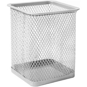 Resim Ganzhoushop Kalemlik Paslanmaz Metal Kalemlik Nefes Alabilen Örgü Kalemlik Kupa Ofis Yurt Kütüphane Yemaa 