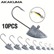 Resim 10 Adet Altına Karşı Balıkçı Kancası, Ağırlıklı, Dikenli, Dayanıklı Yumuşak Solucan Kancası, Tuzlu Su Balıkçılığı,Dikenli Kanca,Üçlü Kanca,Balıkçılık Aksesuarı,Balıkçılar,Balıkçılık Tutkunları 