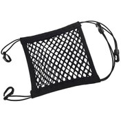 Resim 1 Adet Araba Depolama Net Çanta Koltuklar Arasında Araba Bölücü Evcil Hayvan Bariyeri Gerilebilir Elastik Örgü Çanta Düzenleyici Oto Aksesuarları 