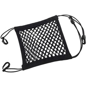 Resim 1 Adet Araba Depolama Net Çanta Koltuklar Arasında Araba Bölücü Evcil Hayvan Bariyeri Gerilebilir Elastik Örgü Çanta Düzenleyici Oto Aksesuarları 