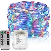 Resim 8 Işık Modlu 20m Bakır Tel Led Aydınlatma, Uzaktan Kumandalı Düğün Parti Bahçe Dekorasyonu Diğer Diğer 