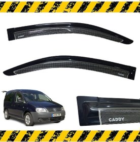 Resim Vw Caddy Mügen Cam Rüzgarlığı Benekli 2004-2010 Arası 2 Li Set N11.33356 
