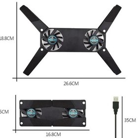 Resim River World Laptop İçin Soğutucu Katlanabilen 