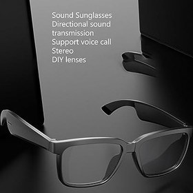 Resim Müzik gözlüğü, 5.0 Stereo Hoparlör, takması Rahat Güneş gözlüğü Yönlü Ses Sürüş Için Uzun Bekleme Süresi 