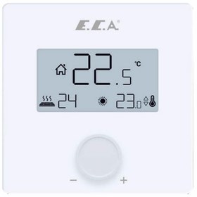 Resim Eca Dijital Yerden Isıtma Oda Termostatı-Beyaz- KABLOLU-D230VT14-601021047 