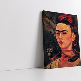 Resim Frida Kahlo Portre Kanvas Tablo 