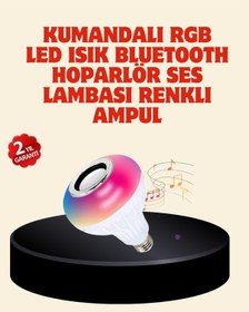Resim Bluetooth Bağlantılı Rgb Led Ampul Şık Ve Fonksiyonel 