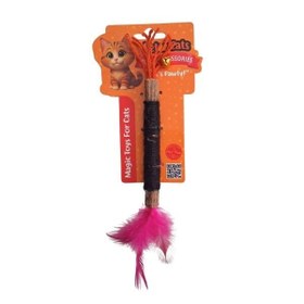 Resim PetzzCats Zımpara Matatabi ve Çıngırak Sesli Peluş Kedi Oyuncağı Siyah 1x20 Cm 